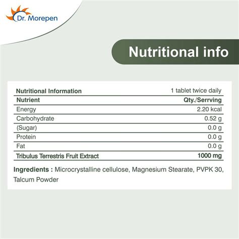 Buy DR. MOREPEN GOKSHURA TABLETS FOR MEN TRIBULUS TERRESTRIS FOR VIGOUR ...