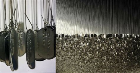 Dog Tag Art Exhibition Commemorate All US soldiers Killed in Vietnam ...