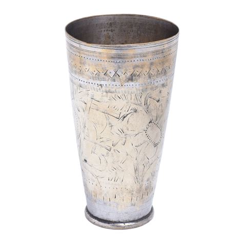 Authentic Brass Glass Carved Japani flower Design