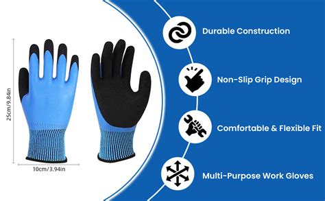 Serplex®1 Pair Electrical Insulated Gloves Full Palm Rubberization ...