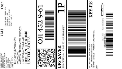 Image result for Amazon Return Label Print