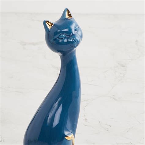 Buy Colour Connect Ceramic Cat Figurine from Home Centre at just INR 699.0
