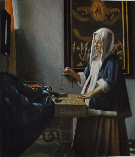 Woman Holding A Balance By Johannes Vermeer at Tracy Hammond blog