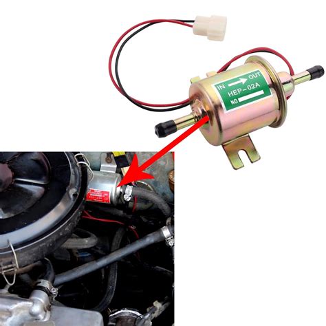 HAOBO 12V Electric Fuel Pump, Universal Low Pressure Gasoline Diesel ...