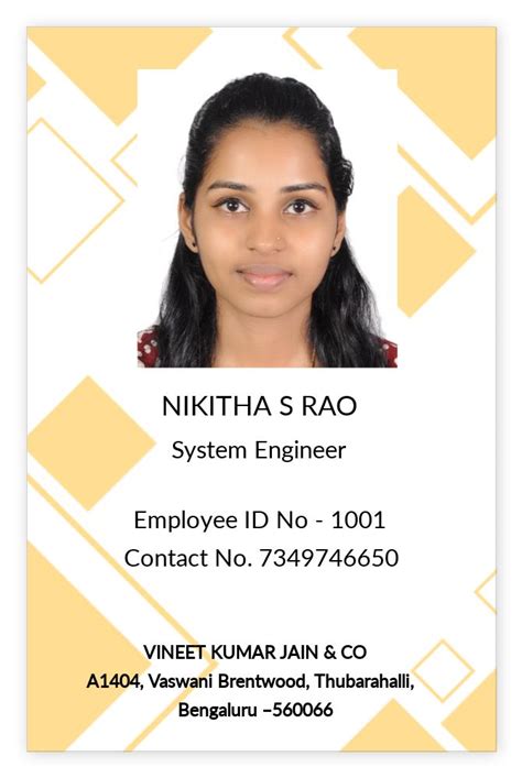 T-32278 ID Cards Design | Customize Online | Printo