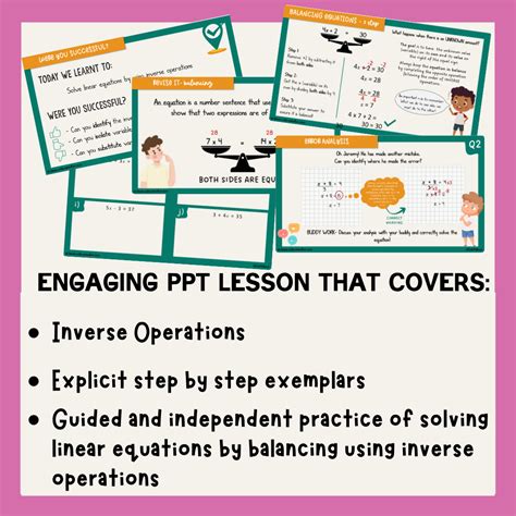 Image result for Three-Step Math Equations