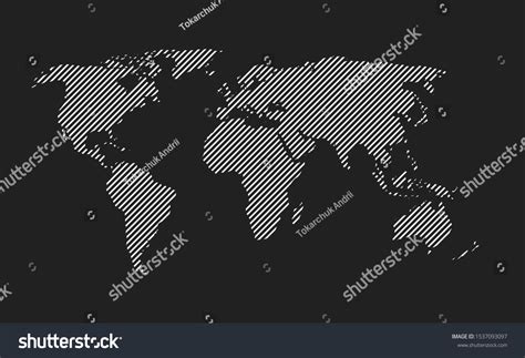 Colorful World Map Vector Isolated On Stock Vector (Royalty Free ...