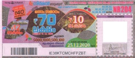 Live Kerala Lottery Results: Nirmal weekly NR-204