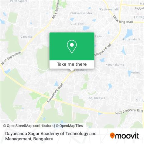 How to Get to Dayananda Sagar Academy of Technology and Management in ...