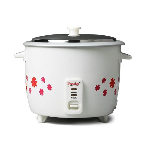Prestige Prwcs 1.2 500-Watt Electric Rice Cooker (White), 1.2 Liter