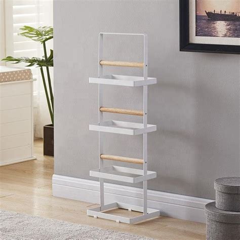 Black & White 5 Tier Tall Shoe Rack | Multipurpose Storage Organizer ...