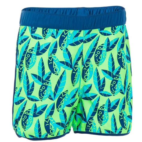Green Print Swimming Shorts I Boys Swim Shorts Online | Boys Swimwear I ...