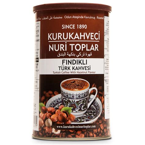 Kurukahveci Nuri Toplar Hazelnut Flavoured Turkish Ground Coffee ...