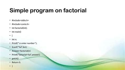 Simple Recursion Program 的图像结果