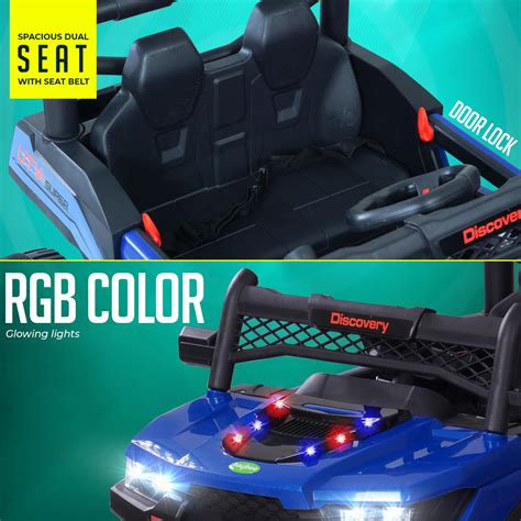 Baybee Discovery Kids Battery Operated Jeep for Kids with LED Light, R ...