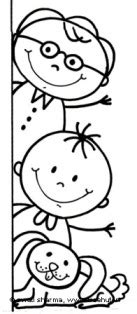 Stick Figures Kids Clipart