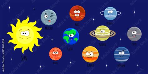 Solar System Cartoon 的图像结果