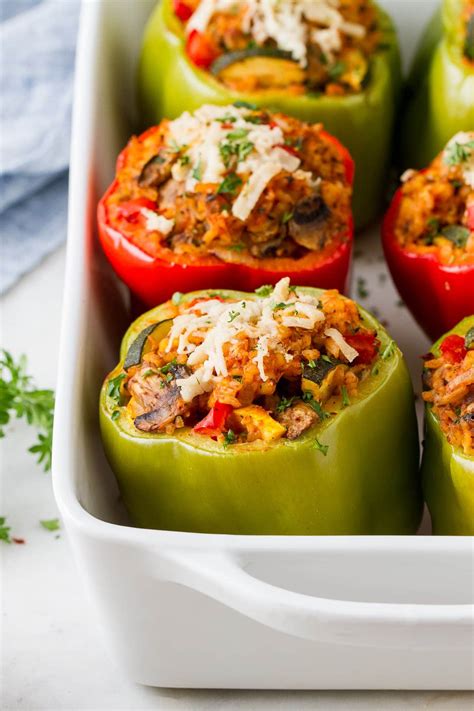 Italian Vegan Stuffed Peppers (Best Ever!) - The Simple Veganista