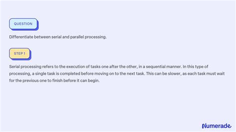 Image result for Serial and Parallel Processing