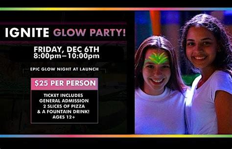 Teen Night Glow Party at Launch Westboro!, Launch Family Entertainment ...
