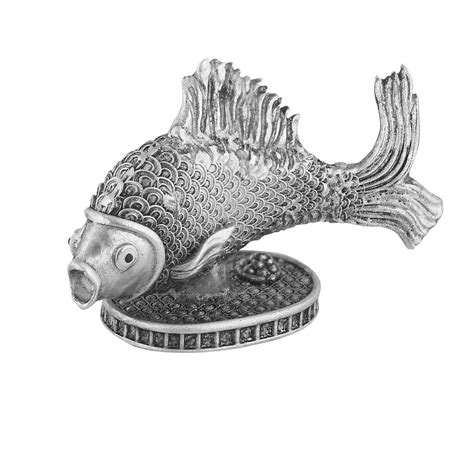 Silver Fish for Vastu – Rahu Dosh Nivaran, Wealth & Harmony ~ CaratCafe
