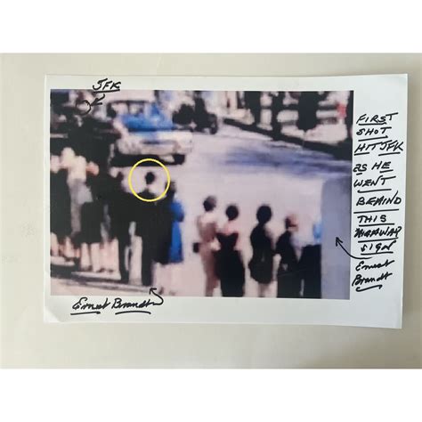 JFK assassination James M. Moore signed photo