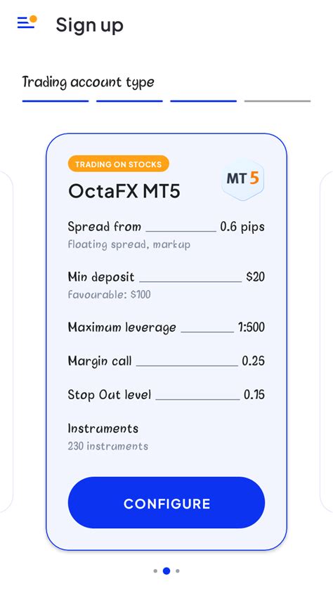 Image result for OctaFX Android Interface