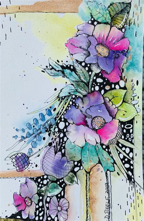 Watercolour flowers | Watercolor flower art, Watercolor flowers ...