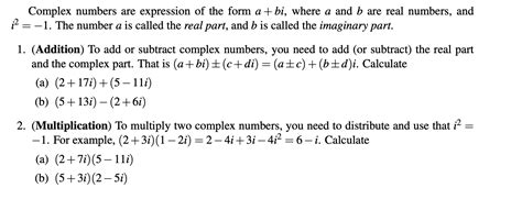 Image result for Complex Numbers a Bi