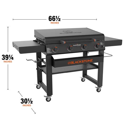 Blackstone 36-in Culinary Omnivore Griddle with Hood 4-Burner Liquid ...