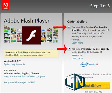 Tải Adobe Flash Player Win 10 64bit bản chuẩn mới nhất