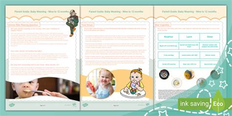 Baby Weaning - Nine to 12 Months