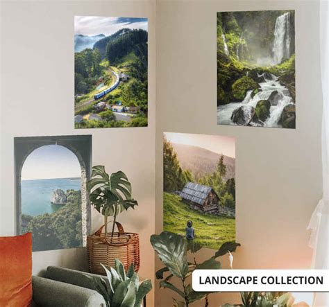 Landscape waterfall poster - TenStickers