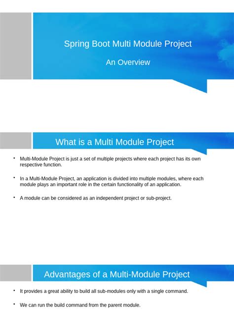 Image result for Spring Boot Multi-Module Project Example