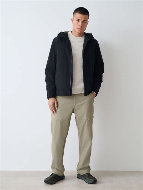 Buy Stone Straight Fit ThermoGen Cargo Trousers from Next India