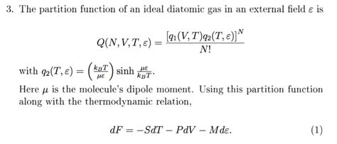 Image result for Partition Function of Monoatomic Gas Using Maxwell