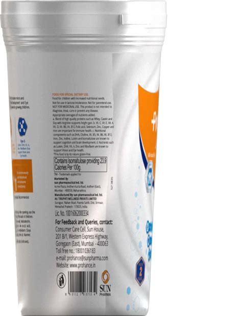 Buy PROHANCE JUNIOR NUTRITION POWDER VANILLA 400G Online & Get Upto 60% ...