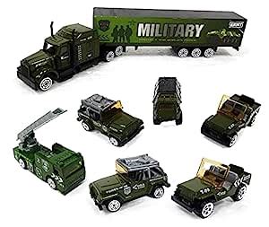 Buy Shivaaro Military Car Play Set for Kids - Metal Car Set for Kids ...
