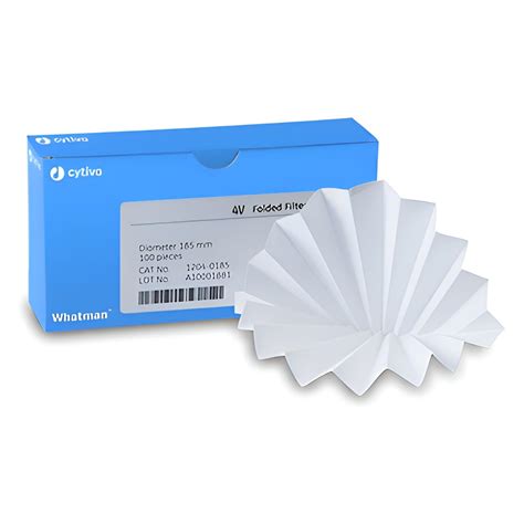 GE Bio-Sciences 1204-240 Qualitative Folded Filter Paper, Grade 4V ...