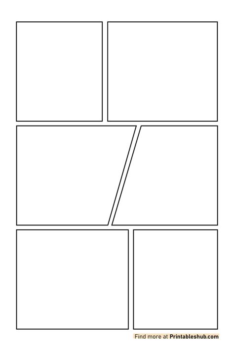 7 Best Images Of Printable Blank Comic Strip Frames - Comic Strip ...