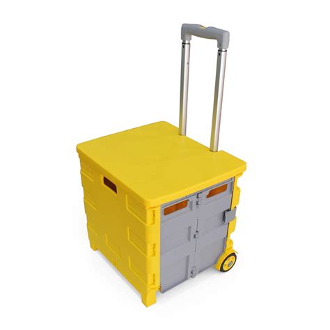 Buy BerryBerry 25kg Folding Shopping Trolley Storage Boot Cart Box ...