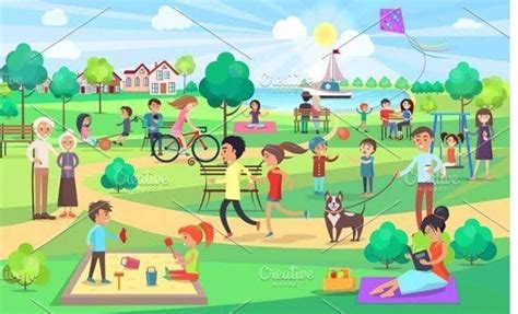 picture composition on park - Brainly.in