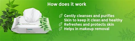 Himalaya Purifying Neem Facial Wipes 25 Count | With Goodness Of Neem ...
