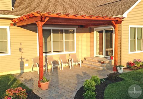 Pergola Kits Attached to House: Attached Garden Pergolas