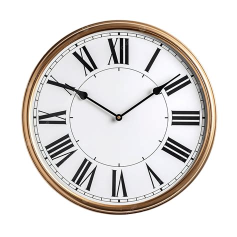 Wall Clock With Roman Numeral, Aged, Analog, Antique PNG Transparent ...