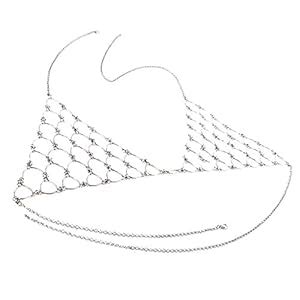 Cyruss Body Chain Bra Bikini Harness Lingerie Metal Top Belly Dancer ...