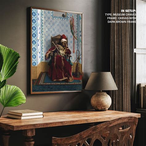 Markos Botsaris Painting & Wall Art Print by Jean Leon Gerome - Dessine Art