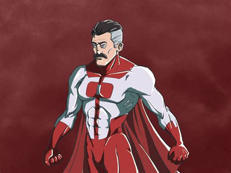 Download Invincible Omni-man Muscular Wallpaper | Wallpapers.com