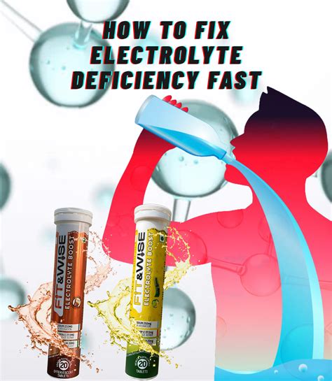 Electrolyte Deficiency Symptoms and the Fastest Way to Fix Them – Fit & Wise | Fit and Wise Life ...