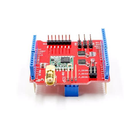 Long distance Wireless Lora Shield v96 868MHz | ThinkRobotics ...